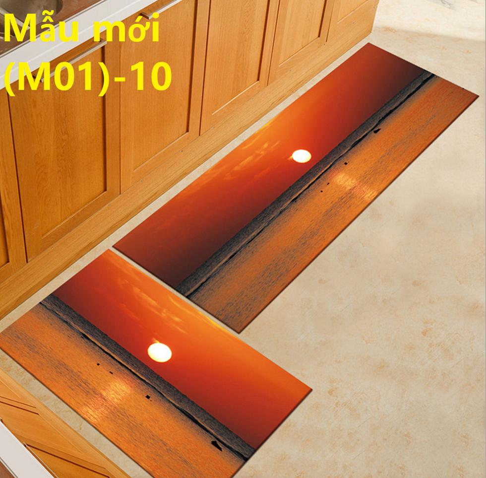 BỘ 2 THẢM LÓT SÀN BẾP MẪU MỚI (M01) 40X60CM VÀ 40X120CM