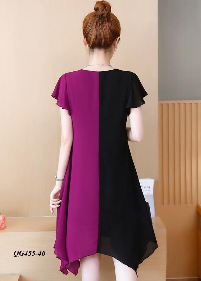 ĐẦM SUÔNG PHỐI MÀU - SIZE S-6XL