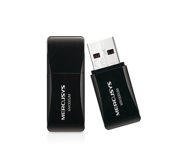 Bộ Thu Wireless Mercusys MW300UM USB Chuẩn N 300Mbps