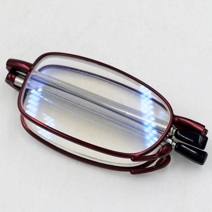 Kính gập 868 màu đỏ tròng lão 1 độ