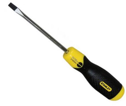 Vít dẹp Stanley 65-186 (Đen phối vàng)