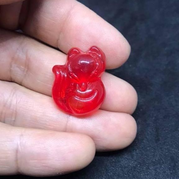 [HCM]MẶT  DÂY CHUYỀN HỒ LY ĐÁ PHONG THỦY MAY MẮN
