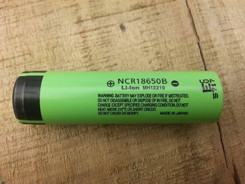 [HCM]5 viên Pin sạc 18650B panasonic 3.7V  3400mAh