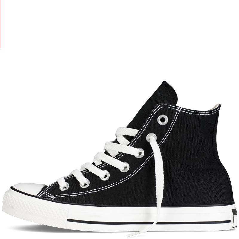 Giày Vải Sneaker CV Classic Cổ Cao Đen