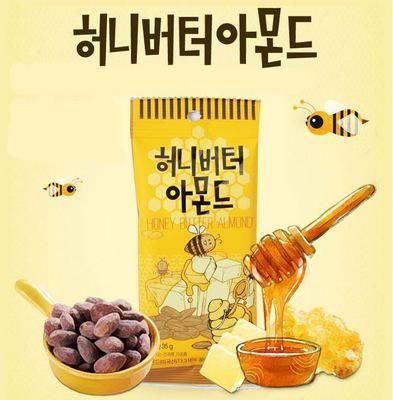 [HCM]Hạt hạnh nhân tẩm mật ong của Hàn Quốc 180g