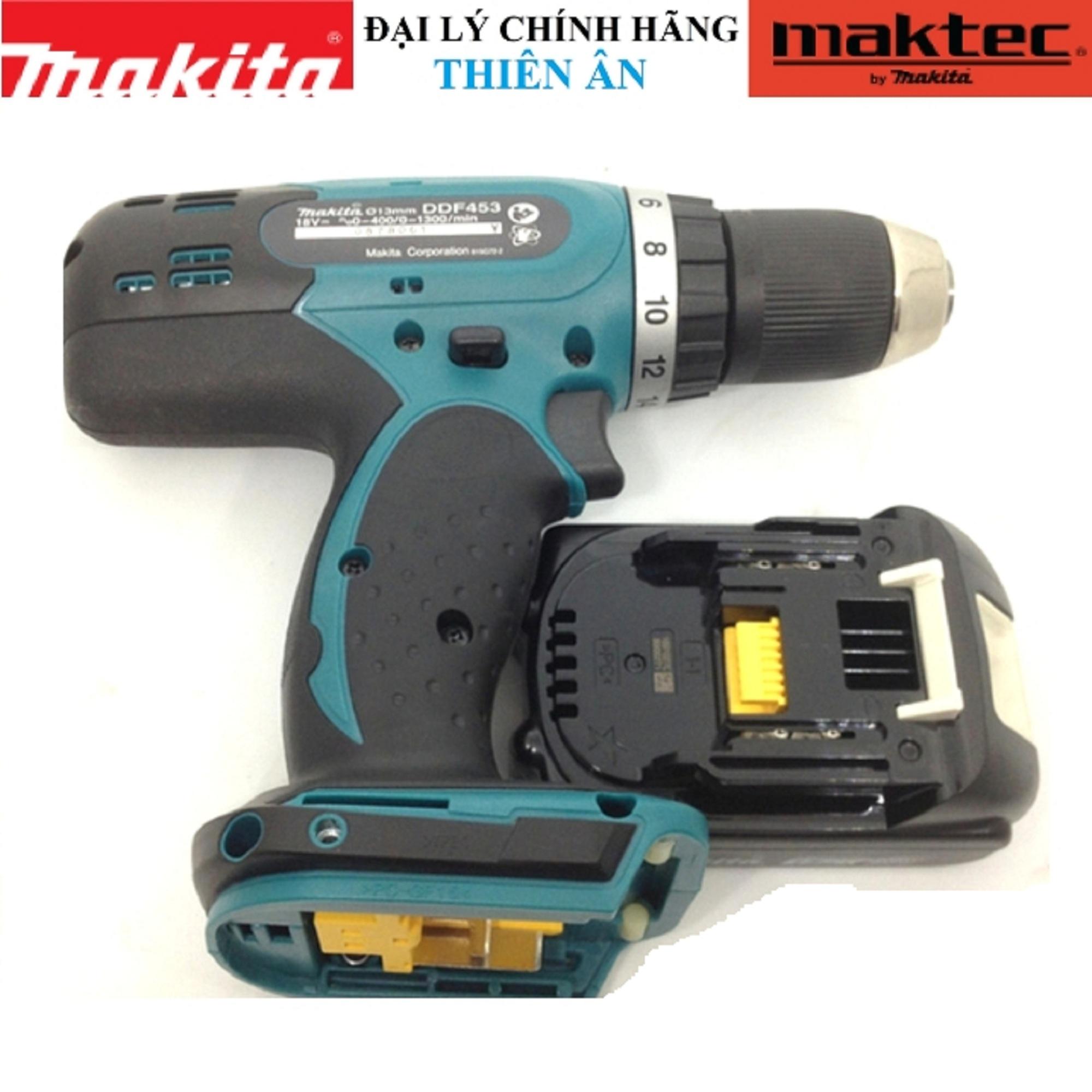 Máy khoan vặn vít pin DDF453SYE Makita