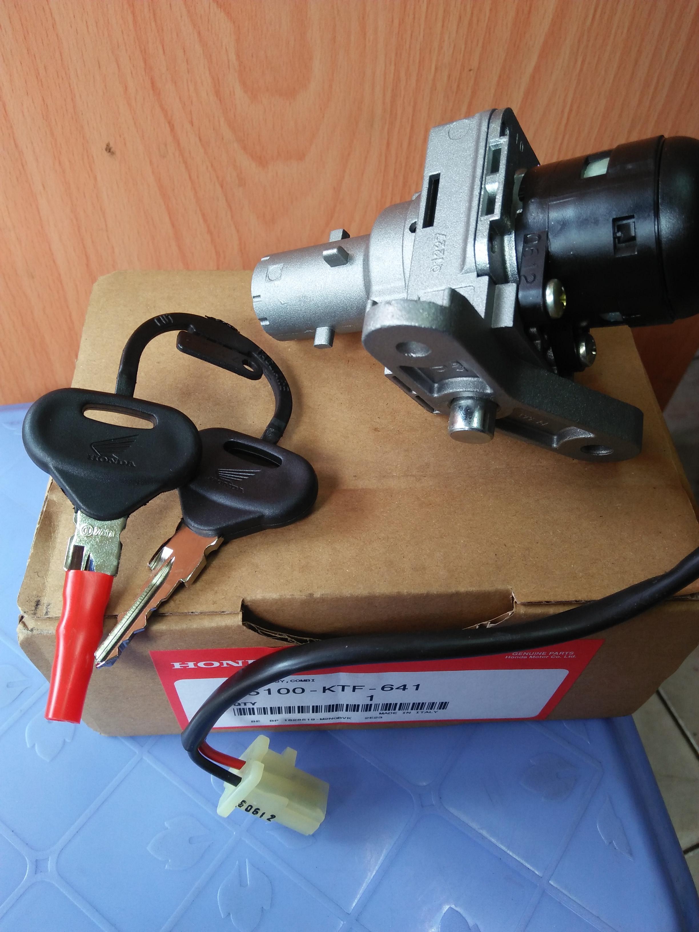Khóa máy zin Sh150 Ý 2010 (Sh125i-Sh150i 2007/Sh125-Sh150 2010/Dylan/Ps)