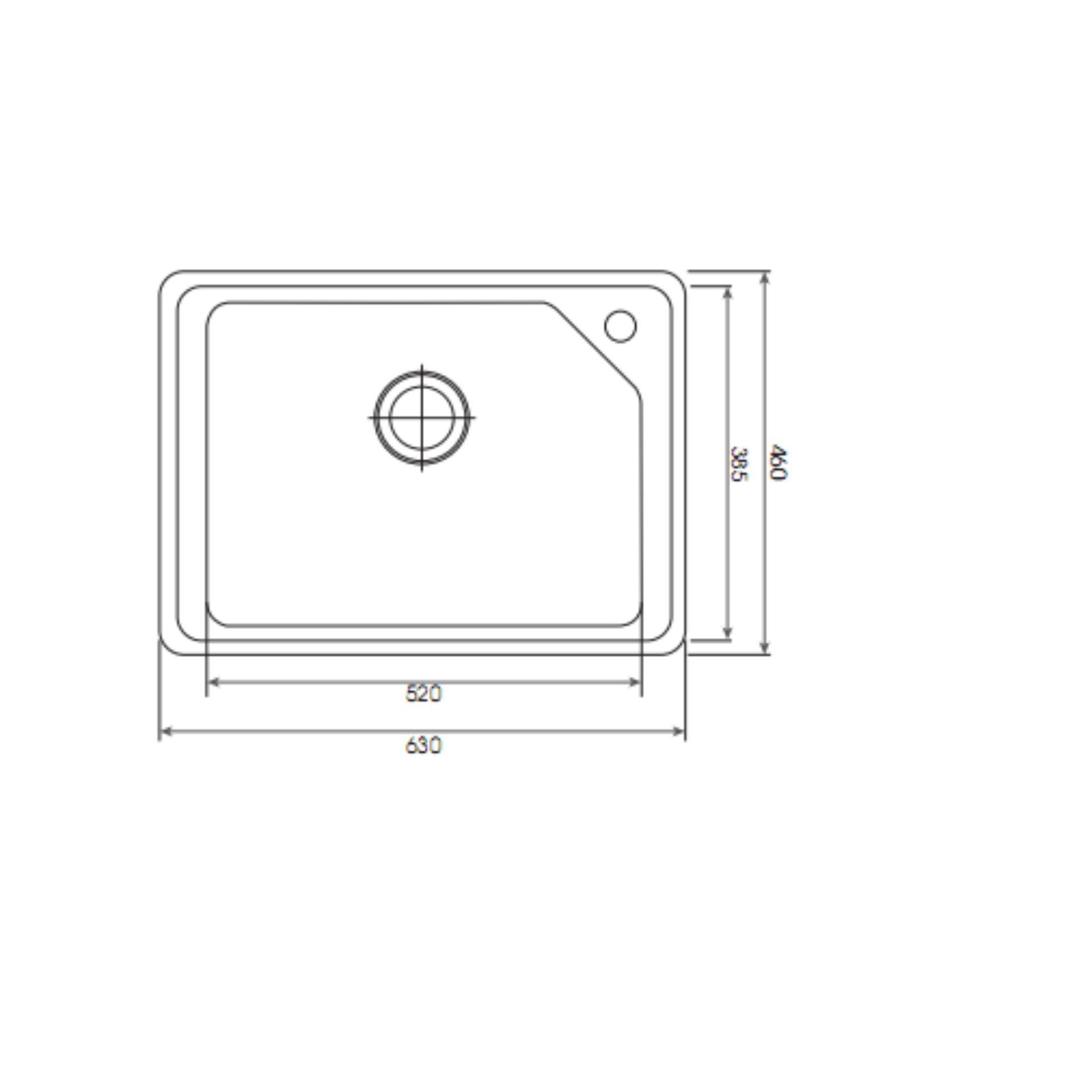 Bồn rửa chén 1 hộc Moen Model: 22173 có lớp Titanium chống dính và đảm bảo vệ sinh cho người sử dụng