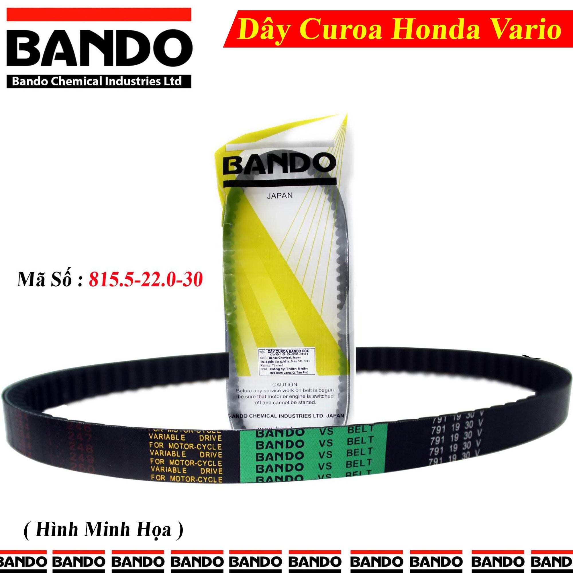 [HCM]Dây curoa Honda Vario 150cc ( Bando Thái Lan )