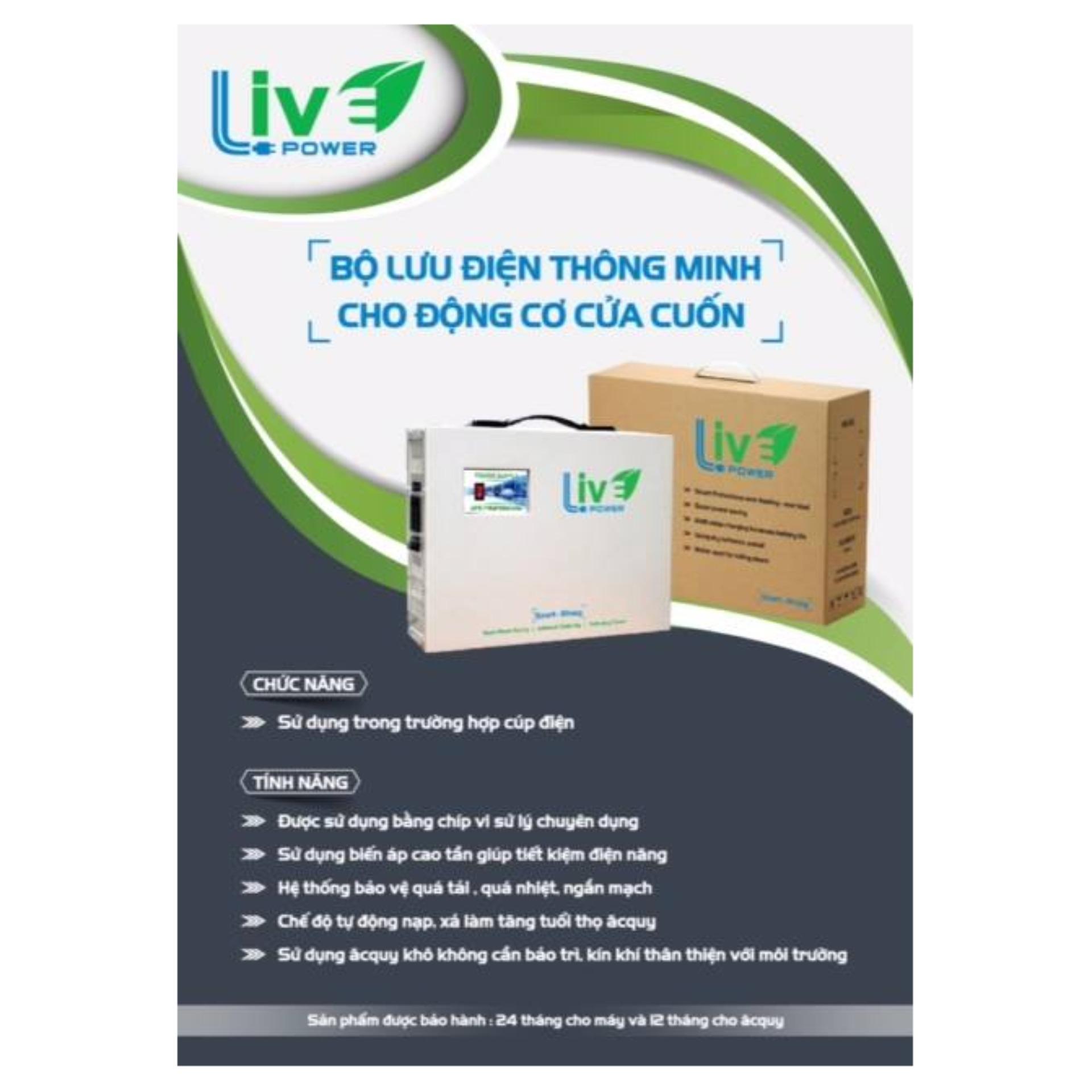 Lưu Điện Cửa Cuốn LIVE 800kg