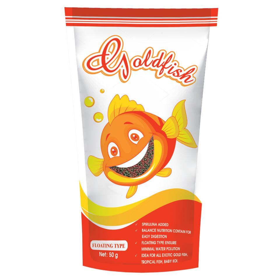 Thức ăn Goldfish dành cho cá vàng, cá ba đuôi (Gói 50g)
