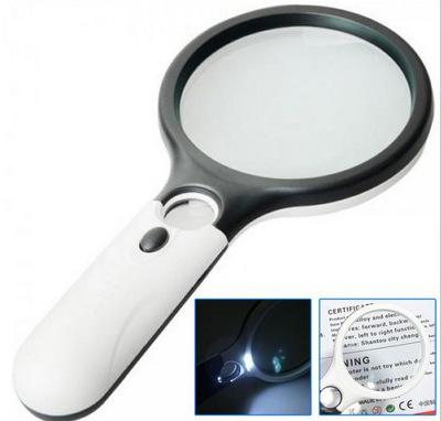 Give away the battery. It is a magnifying glass. 75mm, mini portable LED light, suitable for students, adults reading .. th234
