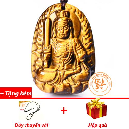 [HCM]Mặt Dây Chuyền Phật Bản Mệnh Bất Động Minh Vương Mắt Hổ Vàng Nhí