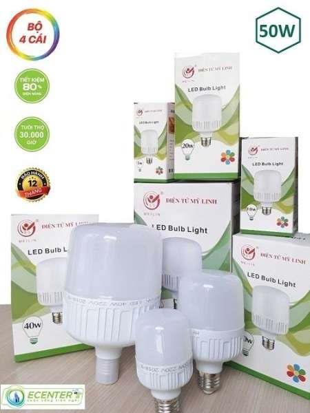 ( BỘ 4 ) ĐÈN 50W LED TRỤ MEILIN ( ÁNH SÁNG TRẮNG )