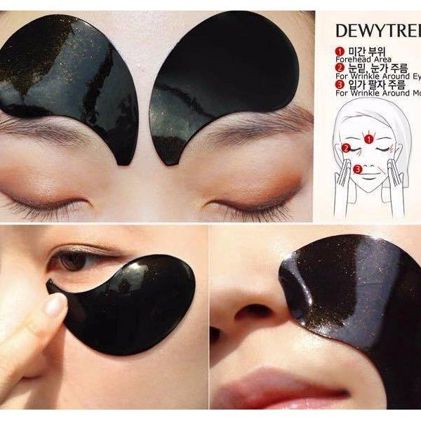 Mặt Nạ Mắt Dewytree Real Gold Black Pearl Eye Patch 90g