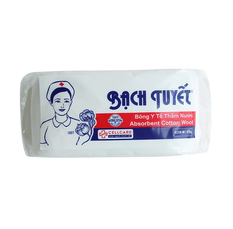 Bông gòn cuộn Bạch Tuyết 45 gam