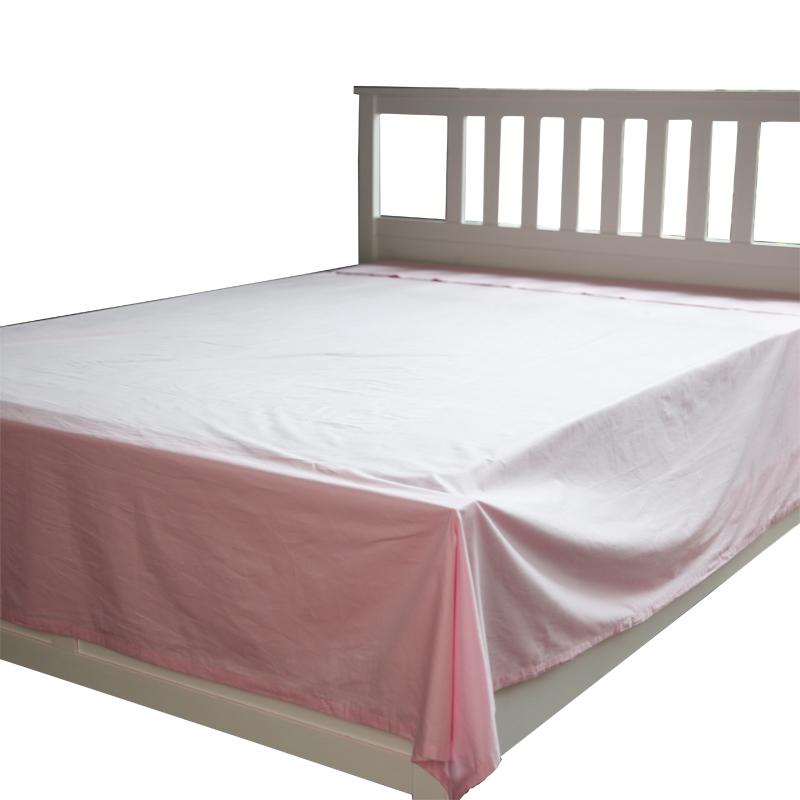 HanShang Màu Ga Trải Giường Đơn Chiếc Giường Đôi Vật Dụng 1.5 1.8 M Giường Ngủ Trần 100% Cotton Nhiều Màu