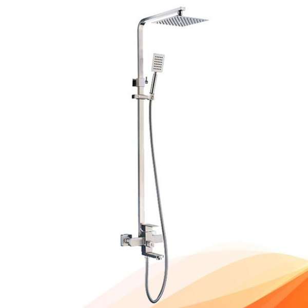 Bộ sen cây tắm nóng lạnh Inox SUS304 vuông KB-3001