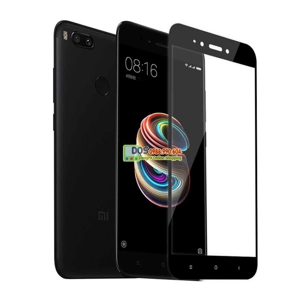 Miếng dán cường lực full màn cho Xiaomi Mi 5X (Đen)