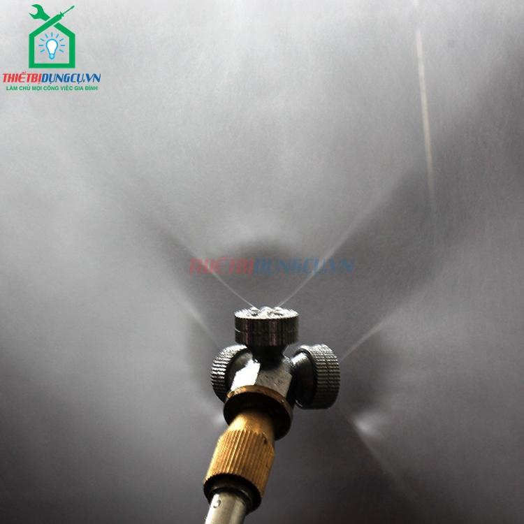Béc phun sương 3 cửa inox
