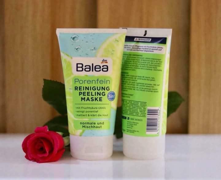 (Mẫu 2018)  Sữa Rửa Mặt Balea 3In1 150ml xách tay Đức (Sữa Rửa Mặt-Tẩy Tế Bào Chết-Đắp Mặt)