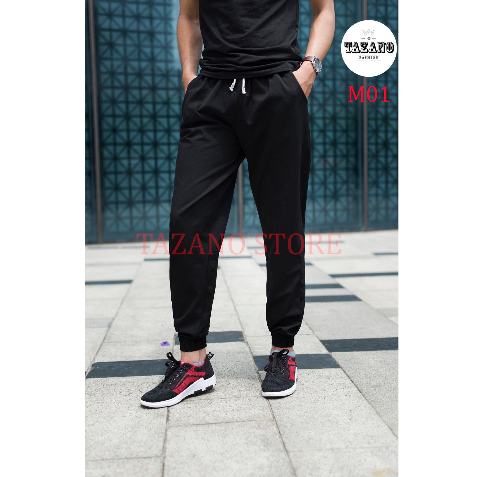 Quần Jogger Kaki Nam/Nữ Co Giãn 4 Chiều Hàng Xuất Khẩu (Màu Đen)