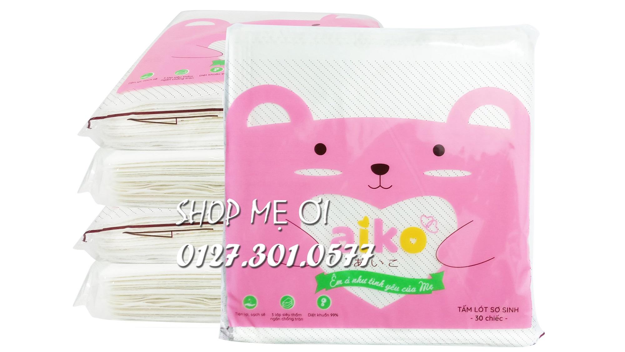 [COMBO 10 TÚI] TẤM LÓT PHÂN XU CAO CẤP AIKO 30 TỜ/TÚI