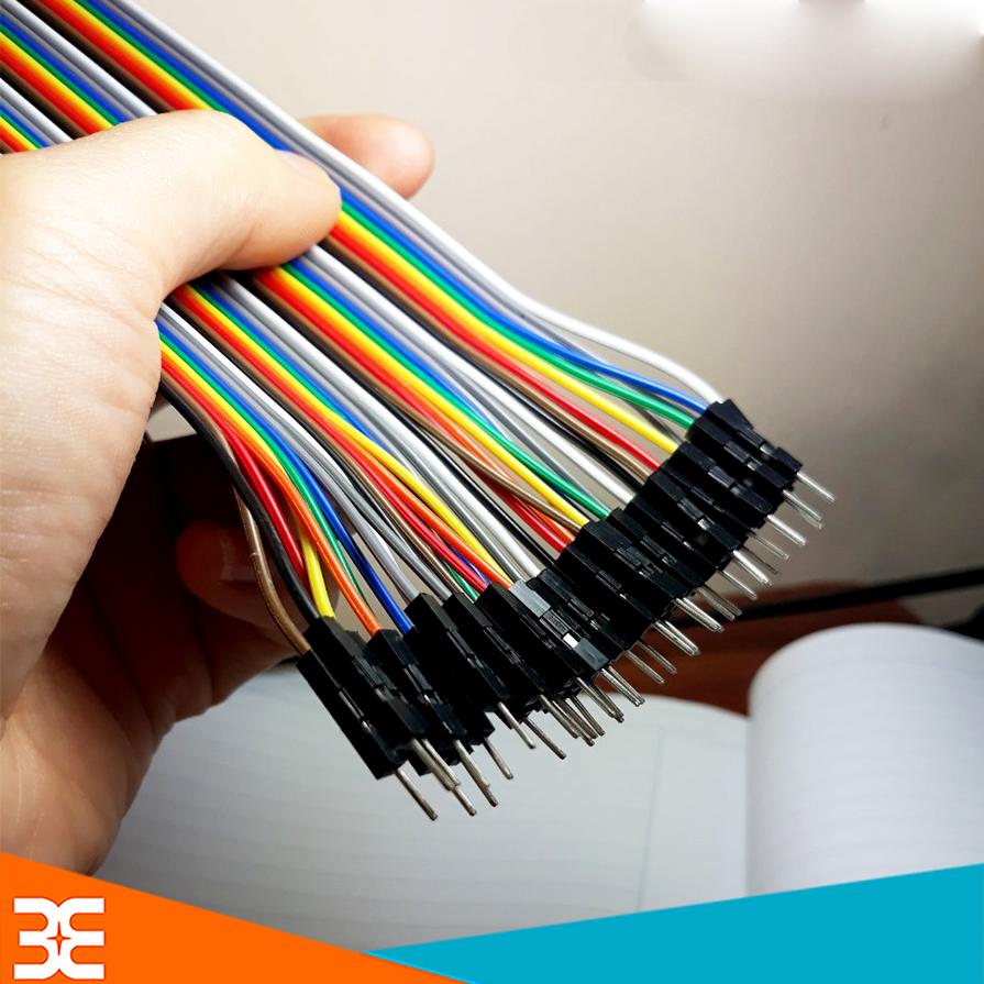 Tệp 40 Sợi Dây Bus 21Cm Câu Mạch 2 Đầu Đực Đực