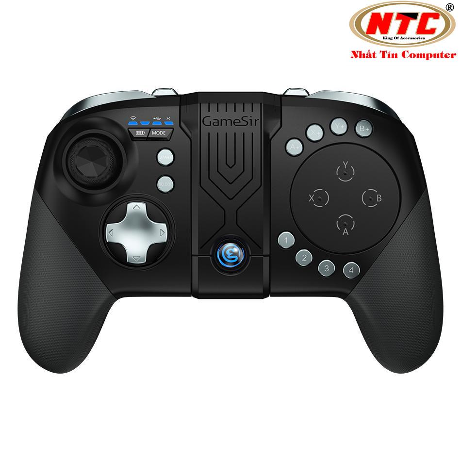 Tay cầm chơi game Bluetooth Gamesir G5 cho Android/ iOS - Hỗ trợ game Online (Liên Quân FreeFire...) (Đen) Nhất Tín Computer