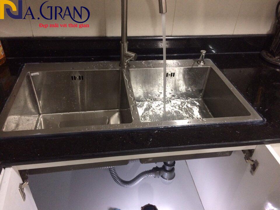 Chậu Rửa Chén Bát INOX 304 Cao Cấp N5 NA.GRAND Tặng Rổ Đa Năng và Bộ Xả Chậu