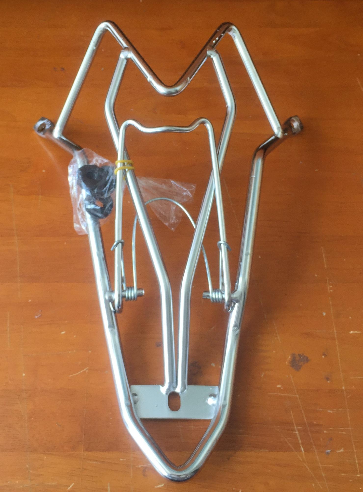 Baga xe máy inox gắn xe Sonic (màu bạc)