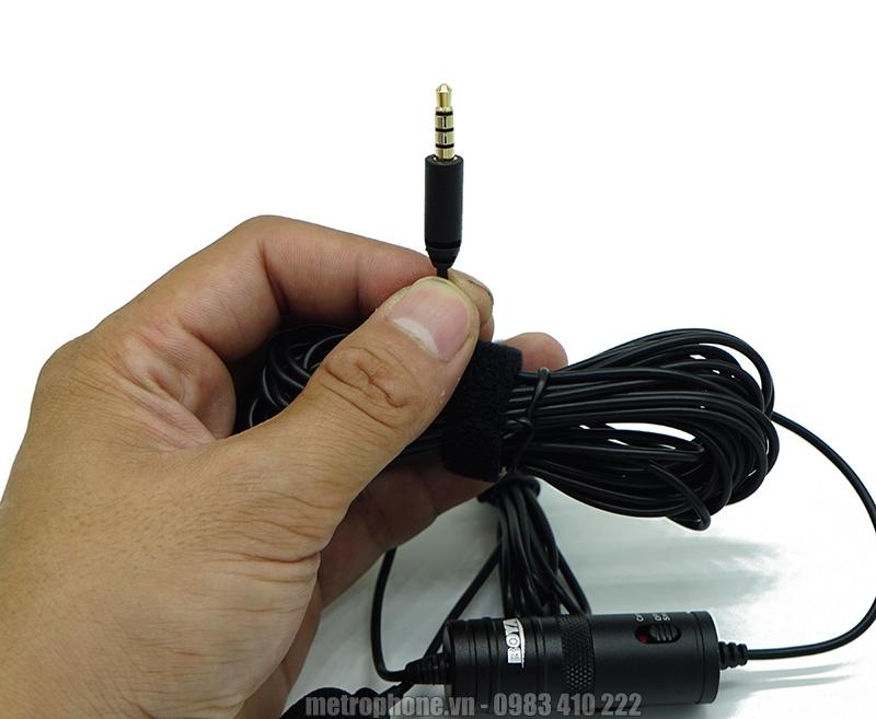 MIC THU ÂM CHO ĐIỆN THOẠI VÀ MÁY ẢNH BOYA BY-M1