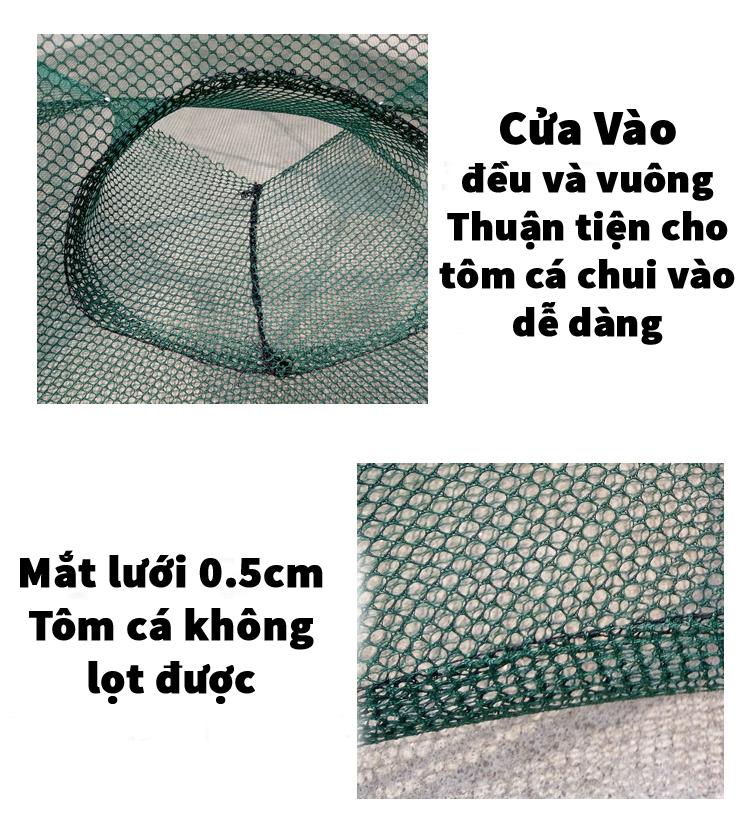 Lưới Đánh Bắt Cá Bát Quái - 8 Cửa Cao cấp [ Giá Siêu Rẻ ]