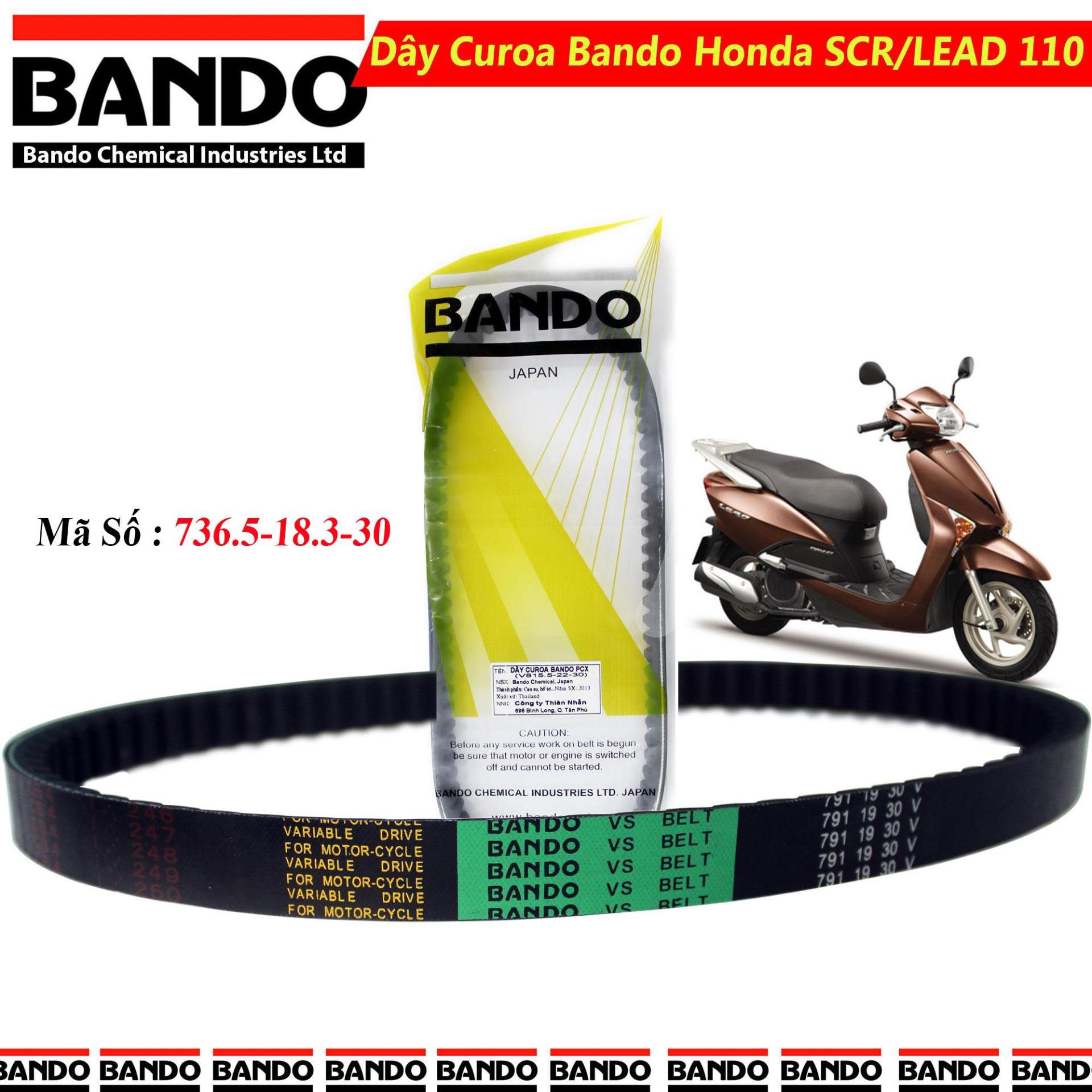 [HCM]Dây curoa Honda SCR/LEAD 110cc ( Bando Thái Lan )