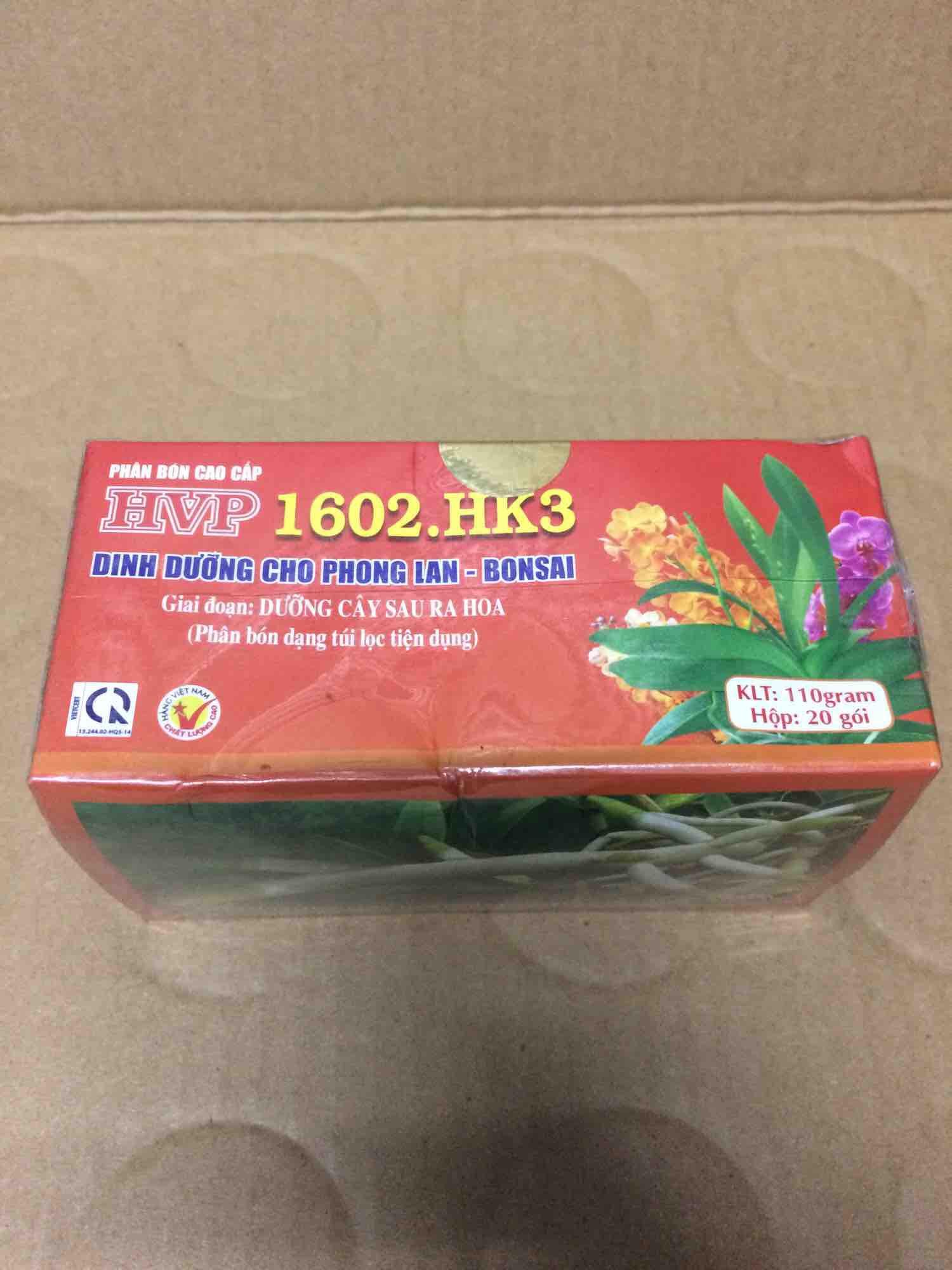 Phân bón cho phong lan HVP 1602. HK3