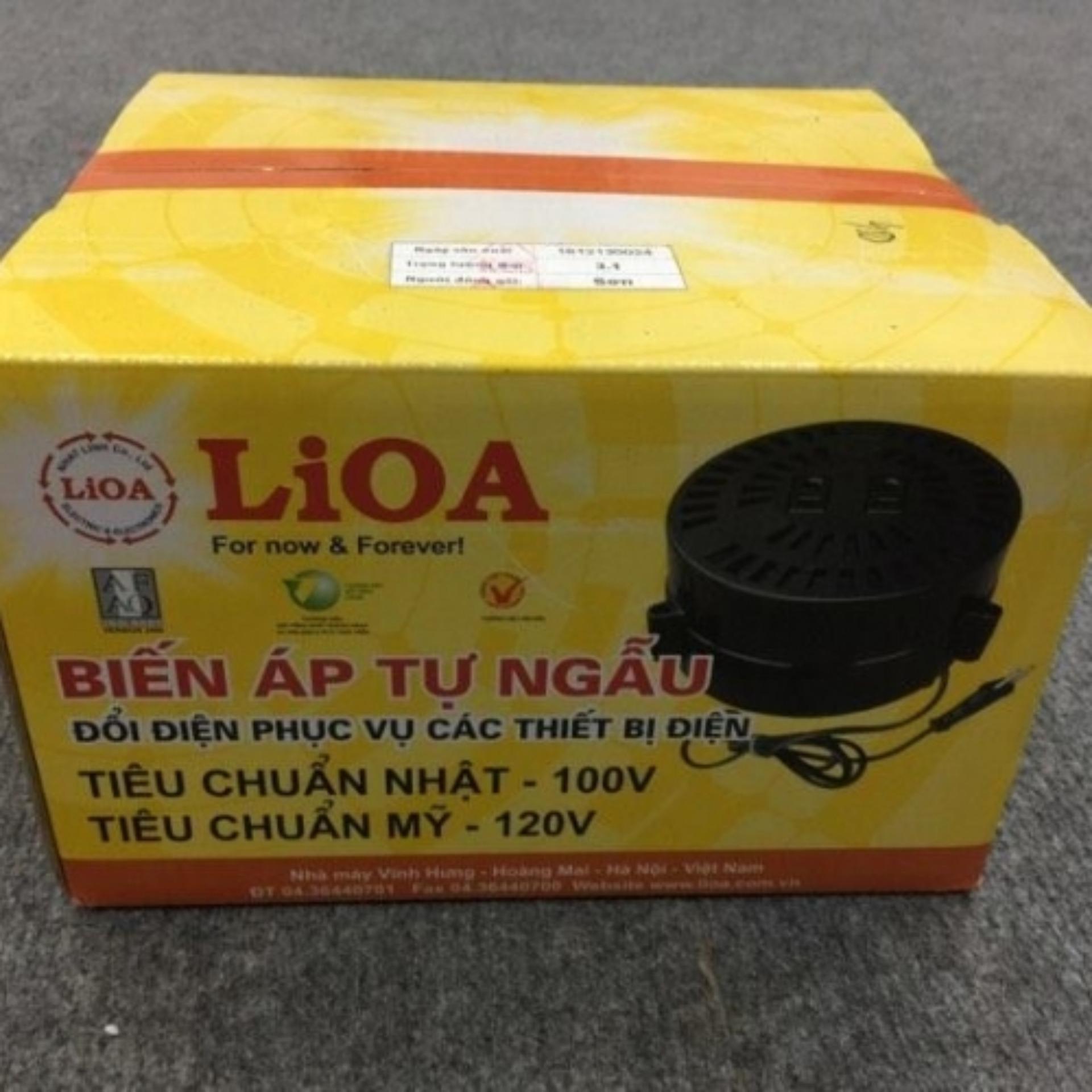 Đổi nguồn LIOA 600VA 220v sang 110v (Đen)