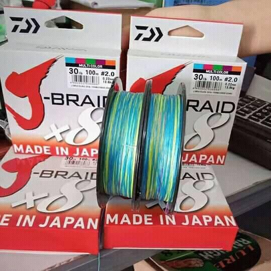 Dây dù Daiwa J-Braid X8 (100m)