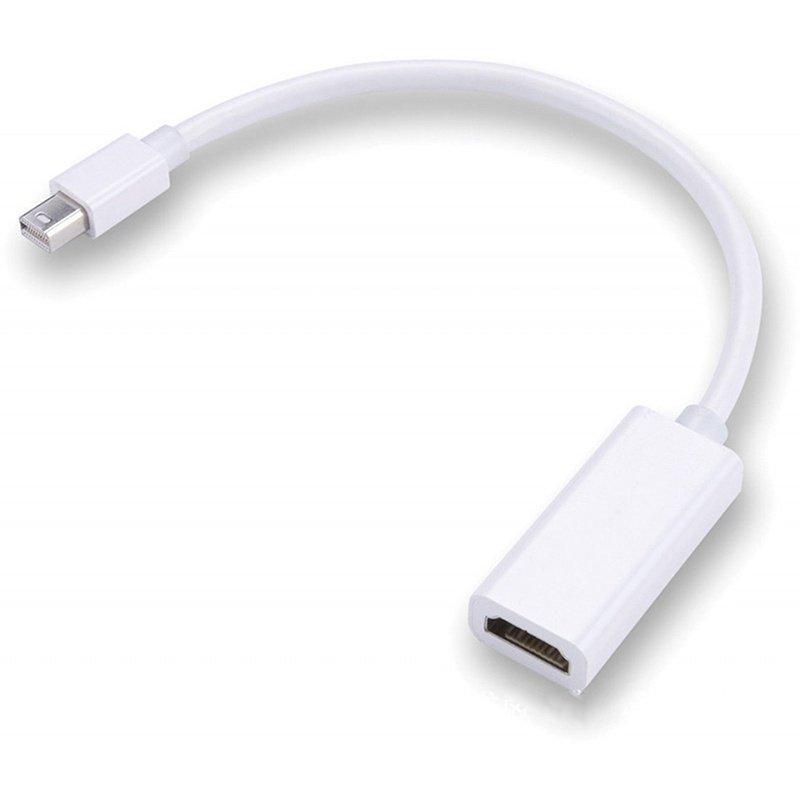 Mini Display Port DP Thunderbolt to HDMI Adapter Cable for iMAC Macbook PRO White - intl