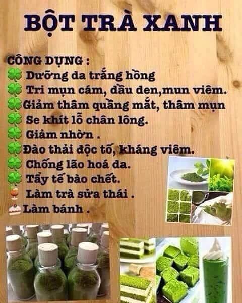 [HCM]0.5kg bột trà xanh nguyên chất