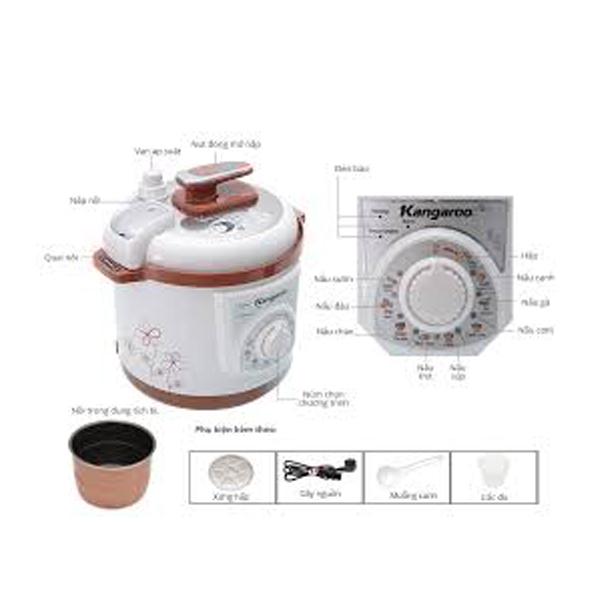 Nồi áp suất điện Kangaroo KG136 6L