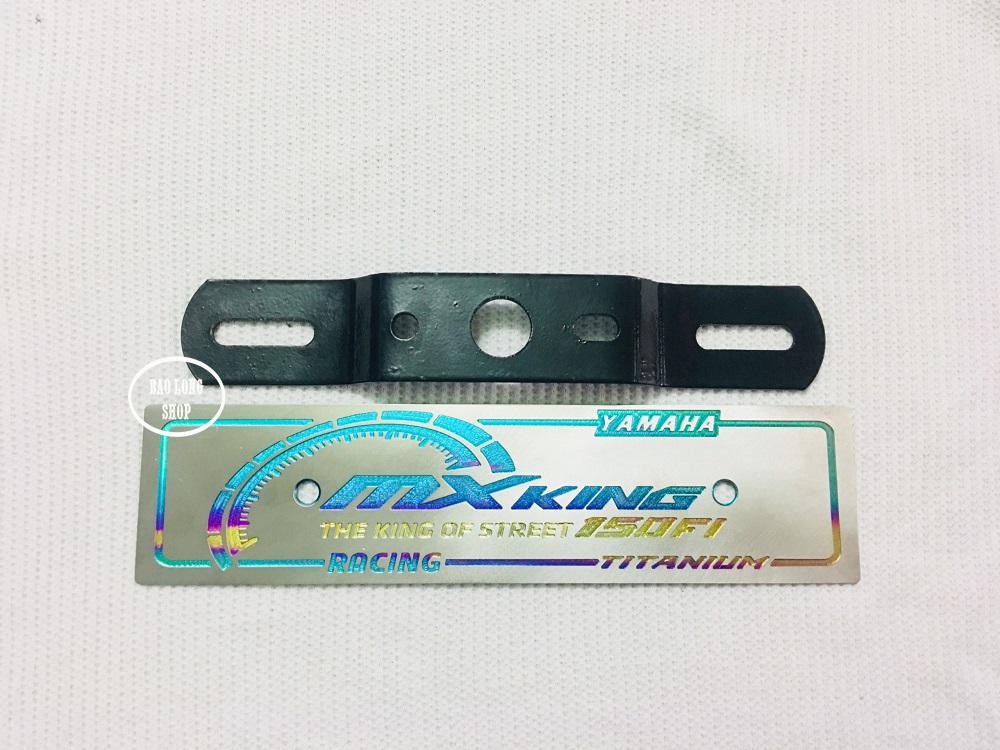 Bảng tên  MX King TITANIUM Xịn + 2 ốc Proti dành cho Exciter