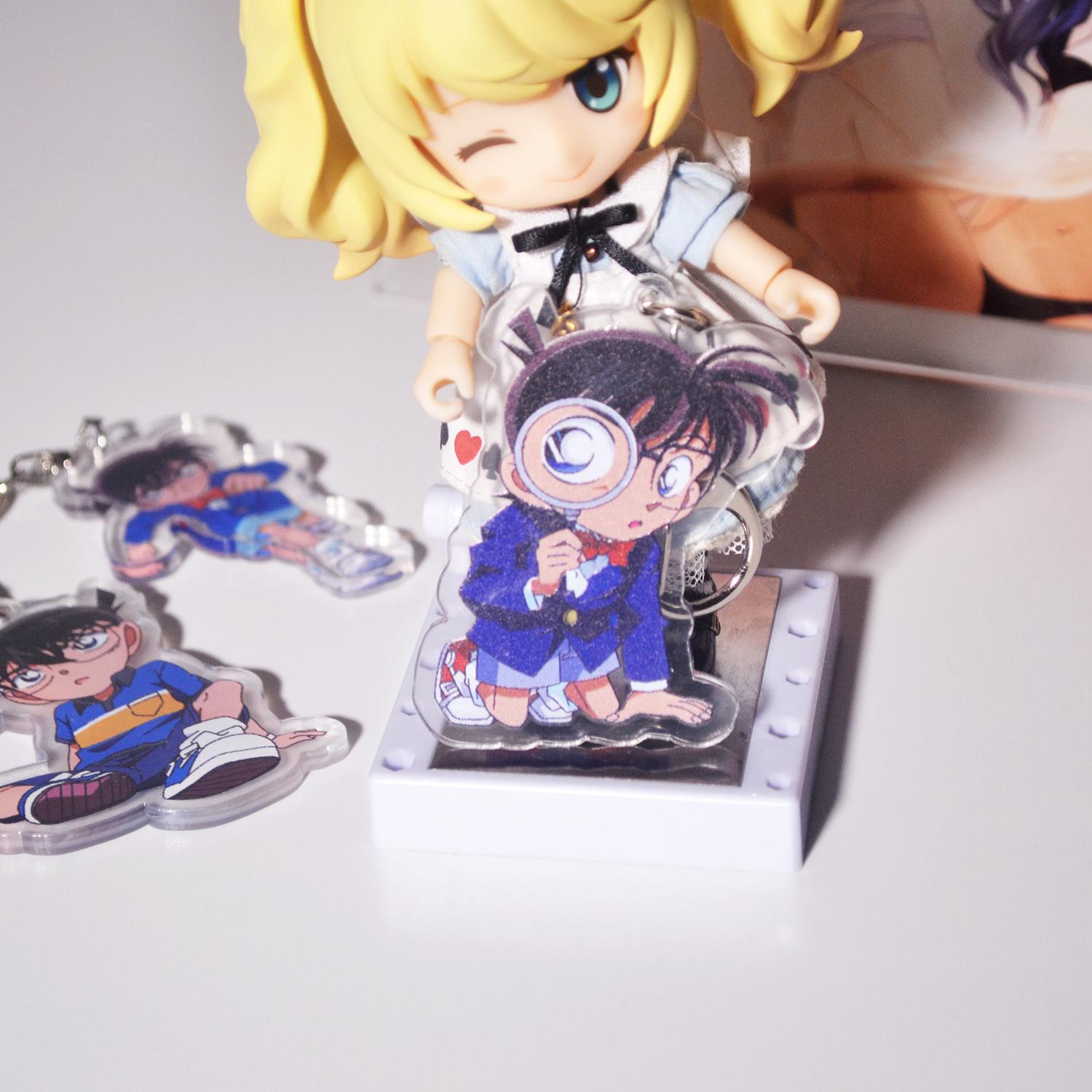 [7-11/12 VOUCHER 8%][thanh lý bán lỗ] Móc khóa Anime mica - conan [AAM] [PGN18]