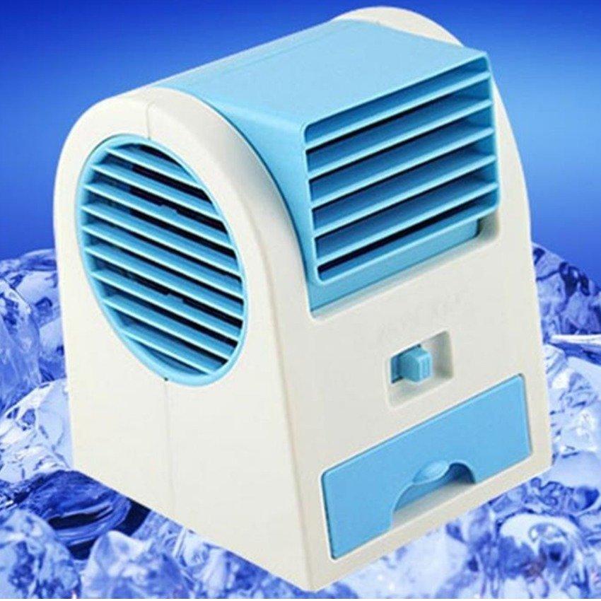 Quạt điều hòa mini hơi nước để bàn Clever Mart HQ206128-1 (Xanh)