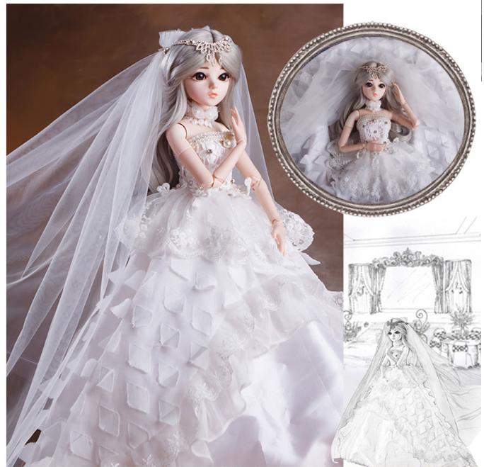 Búp Bê BJD khớp gối công chúa siêu Cute