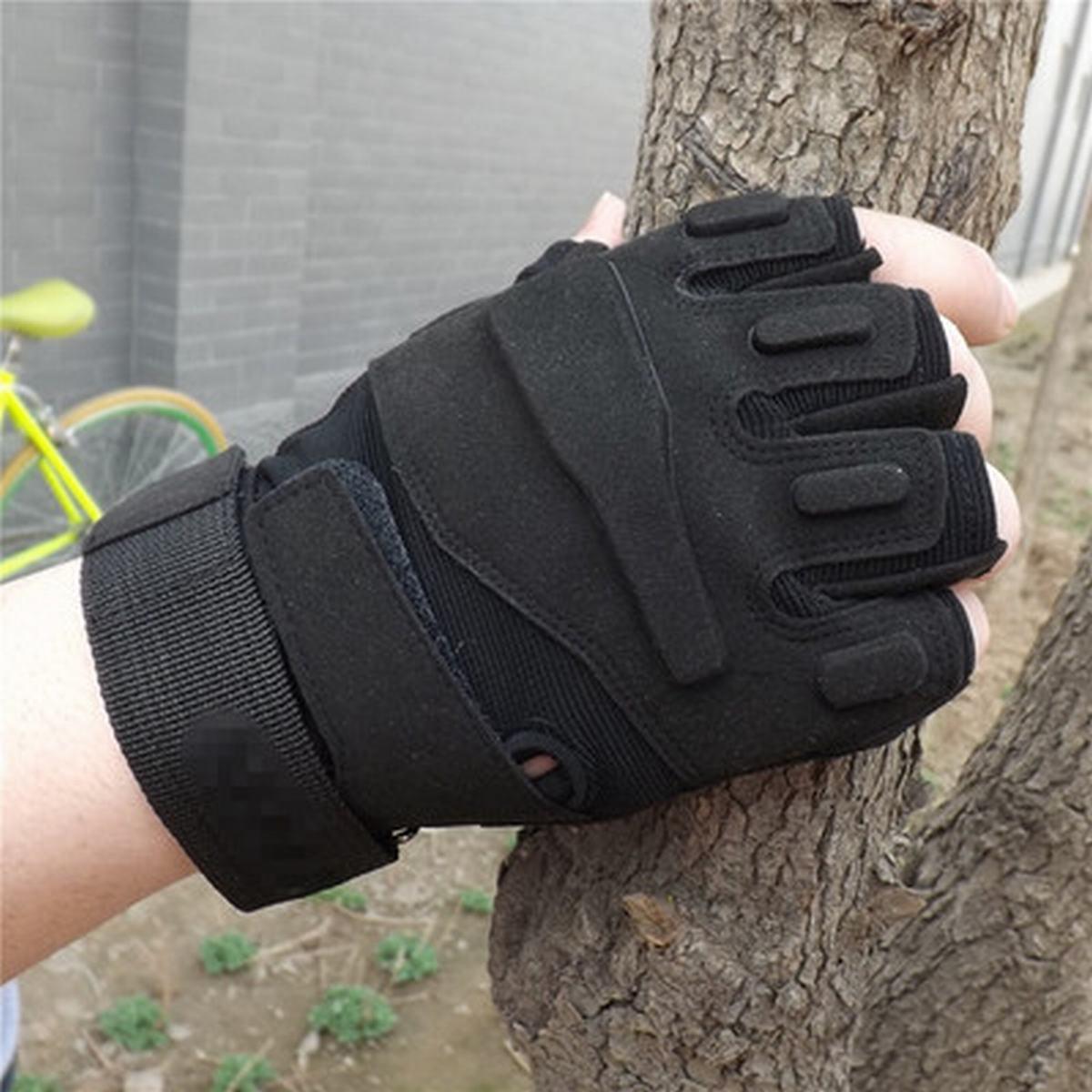 Găng Tay Chiến Thuật Black Hawk / Battle Wolf Cụt Ngón (3 màu/3 Size)