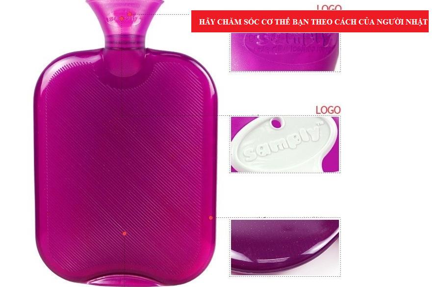 Túi chườm nóng lạnh thương hiệu cao cấp [Màu tím]