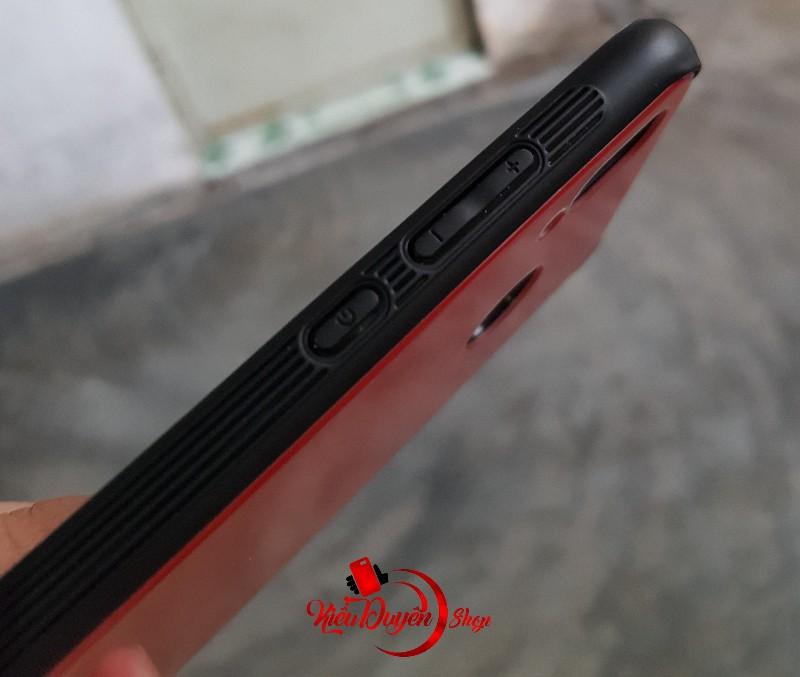 Ốp lưng kính Huawei Nova 3e,viền nhựa dẻo