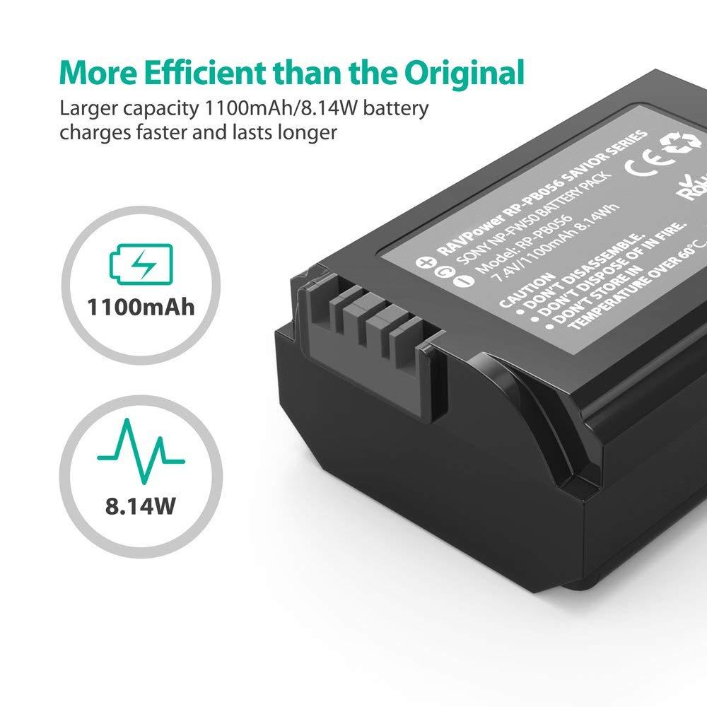 Pin máy ảnh Ravpower NP-FW50