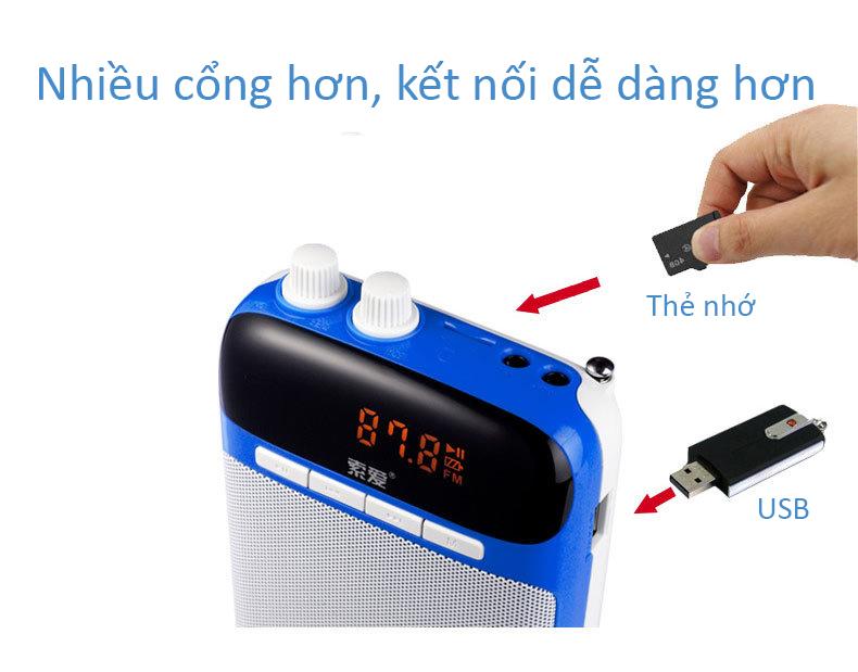 Loa trợ giảng mini SOAIY S-318 (Trắng)