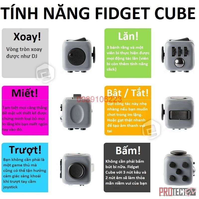 [HCM]Fidget Cube - Khối Vuông Thần Kỳ giúp giảm stress